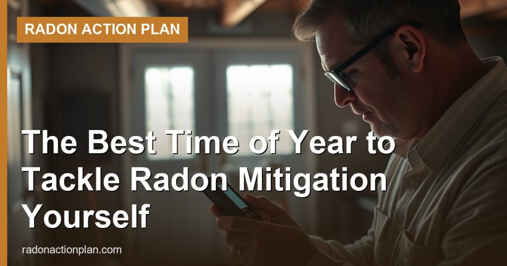 The Best Time of Year to Tackle Radon Mitigation Yourself