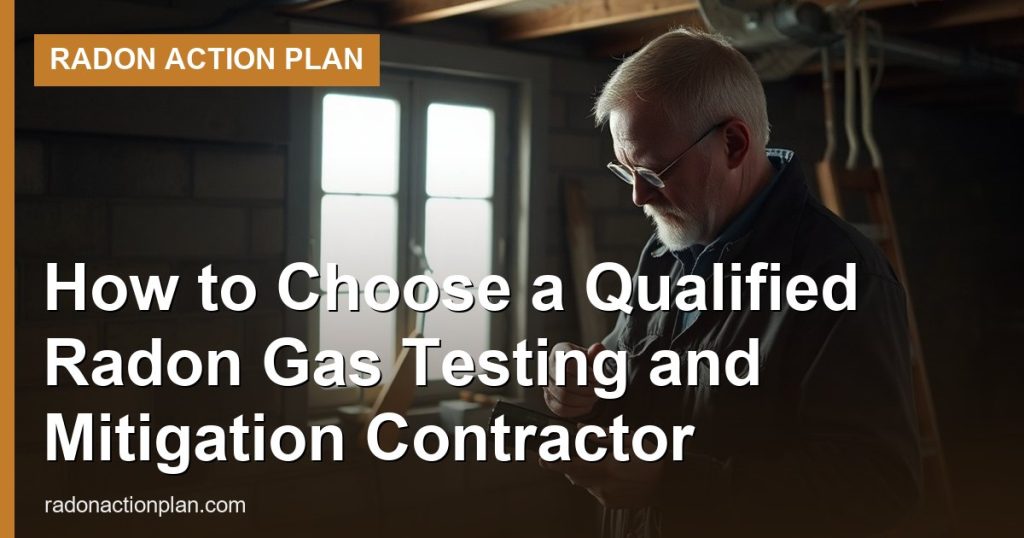 How to Choose a Qualified Radon Gas Testing and Mitigation Contractor