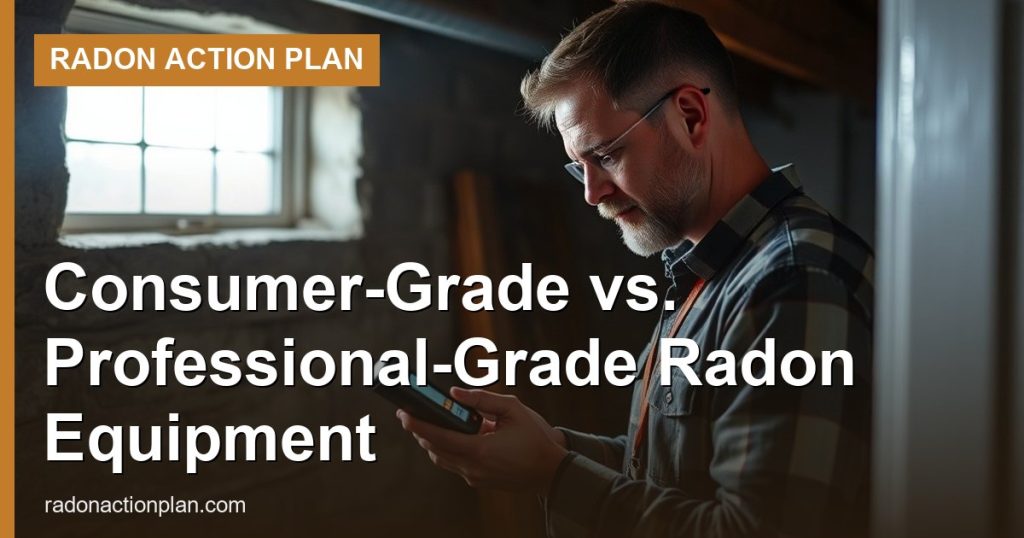 Consumer-Grade vs. Professional-Grade Radon Equipment