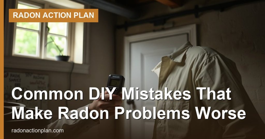 Common DIY Mistakes That Make Radon Problems Worse