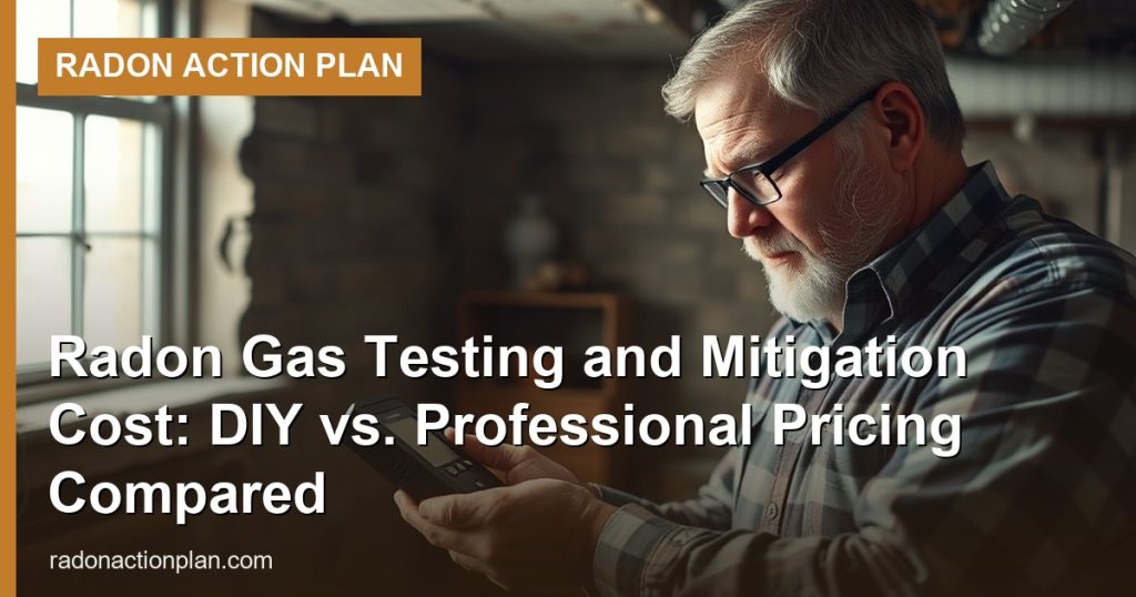 Radon Gas Testing and Mitigation Cost: DIY vs. Professional Pricing Compared