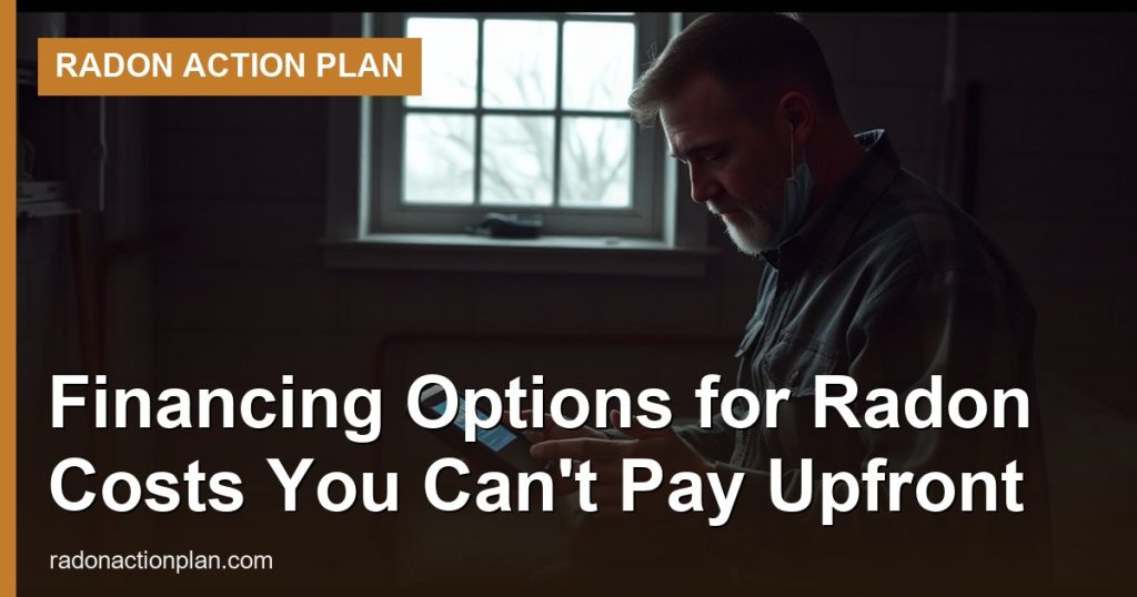 Financing Options for Radon Costs You Can't Pay Upfront