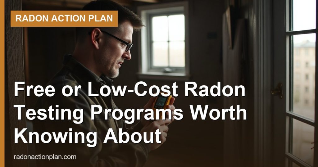 Free or Low-Cost Radon Testing Programs Worth Knowing About