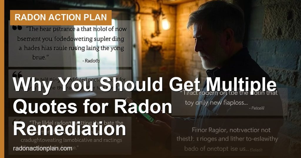 Why You Should Get Multiple Quotes for Radon Remediation