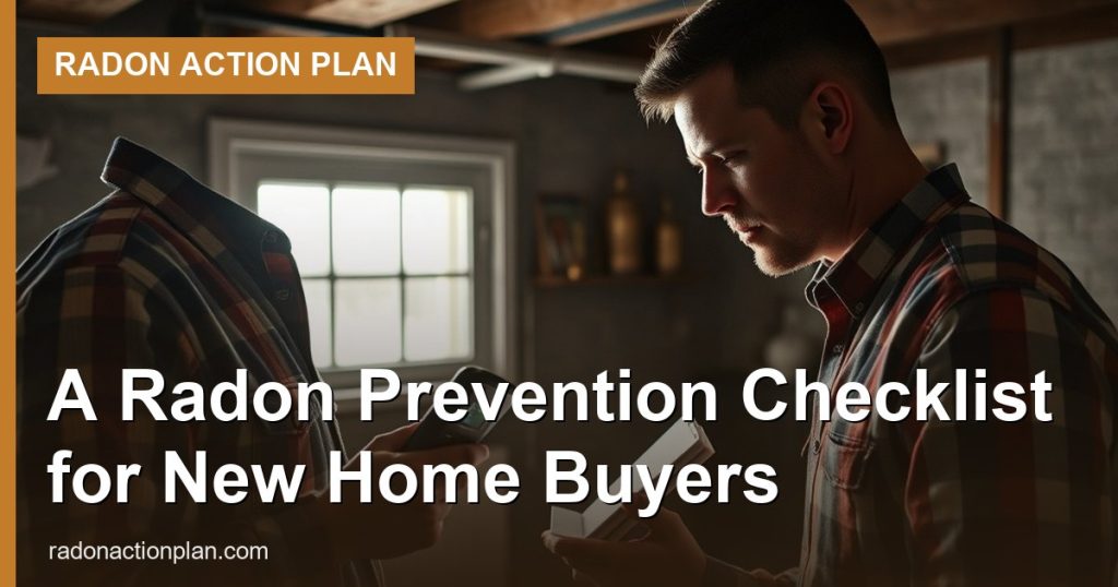 A Radon Prevention Checklist for New Home Buyers