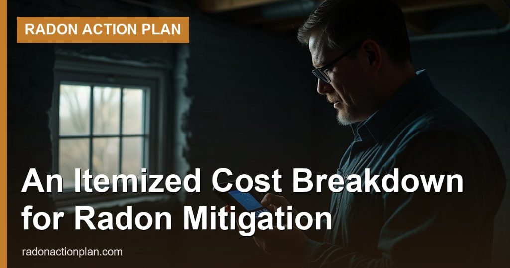 An Itemized Cost Breakdown for Radon Mitigation