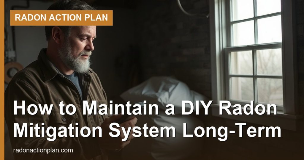 How to Maintain a DIY Radon Mitigation System Long-Term