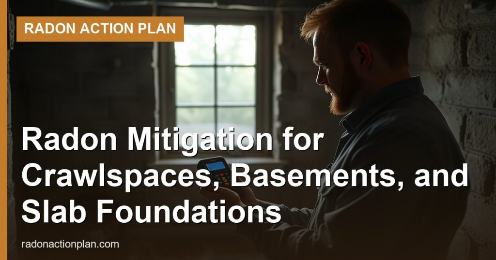 Radon Mitigation for Crawlspaces, Basements, and Slab Foundations