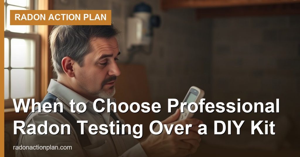 When to Choose Professional Radon Testing Over a DIY Kit